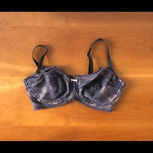 NWT FayreForm Ombré Blue w/Rose Lace Underwire Bra